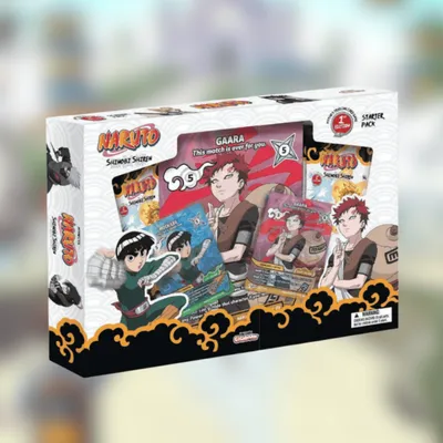 Starter Pack Naruto Mythos TCG - Set 2 : Shinobi Shiren - Gaara & Rock Lee (1° Édition)